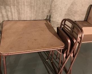 Childs card table and chairs