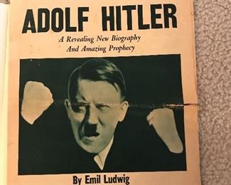 Adolf Hitler - a revealing New Biography by Emil Ludwig published in Des Moines Sunday Register