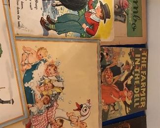 Wonderful vintage books and nursery rhymes