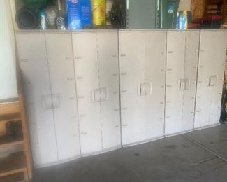 Rubbermaid storage cabinets a
$25 each