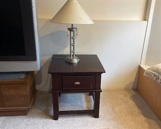 Side table and lamp our sold