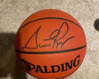 Scotty Pitman Signed basketball
With COA