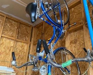 Vintage twin bicycles