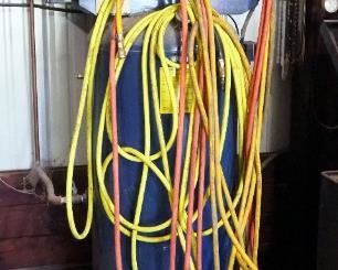 80 Gallon Electric Air Compressor, Includes Extra AirHoses