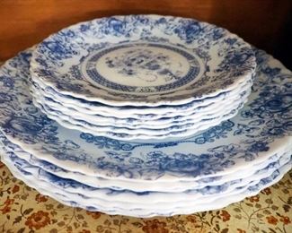 Arcopal Honorine French Porcelain Country Dinner Set, 7 Place Setting