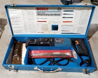 Bosch Panther Electric Reciprocating Saw Model 1632VS In Metal Carrying Case
