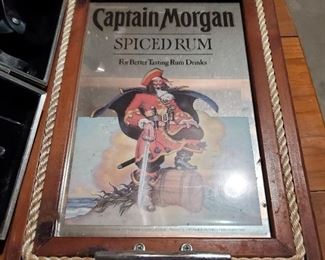 Captain Morgan Mirrored Bar Tray, Executair 880 Portable Briefcase Bar Set, George Dickel Whiskey Bottle, Vintage Lighters And More