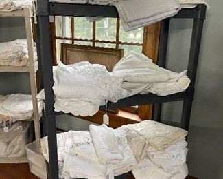 Newly unboxed linens
