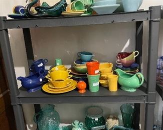 Fiesta, Hall, Weller, Hull, and USA pottery are all available here 