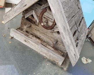 Picture doesn't do it justice but this is a 'big' bird house with style.