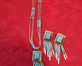Turquoise and Silver