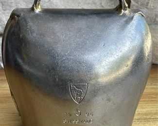 Large Silver Tone 1996 Swiss Made Bell No. 5 