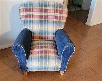 child's upholstered chair