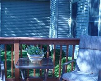 PATIO TABLE AND CHAIRS