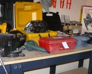 VISE  OTHER GOOD BATTERY TOOLS