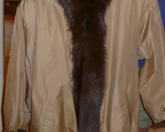 ladies fur jacket  in excellent  condition 