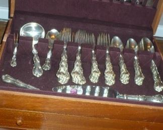 STERLING SILVER FLATWARE SET