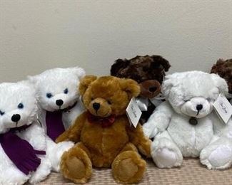 6 Ben Bridges Gift Holder Teddy Bear Plush Animals