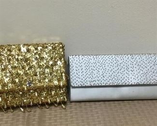 Beaded Small Purse Clutch Pair