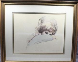 Framed and Signed Irene Spencer Art Print