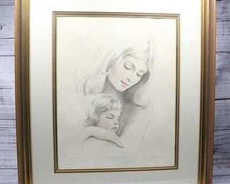 Framed and Signed Irene Spencer Art