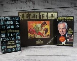 Johnny Carson Gone with the Wind VHS Lot