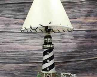 Lighthouse Nautical Themed Tabletop Desk Lamp