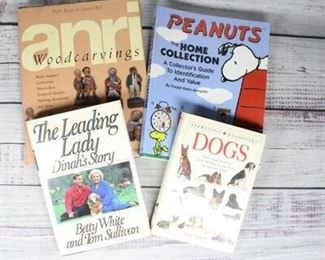 Mixed Lot of Books Anri Peanuts Dogs Betty White
