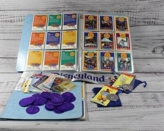 Vintage Disneyland Collectors Series Trading Cards and Other Collectible Memorabilia