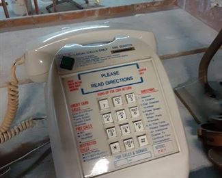 Vintage motel phone