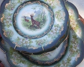 Set of Game Bird Plates from The S.P. Co.  Vintage Kent