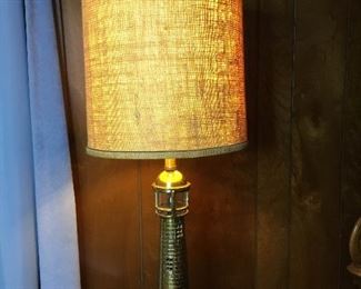 F007 Brass Look Lighthouse Lamp