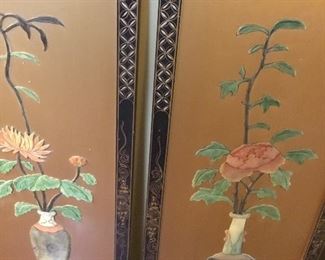 4 decorative wall panels