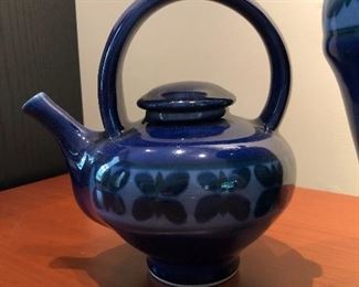 Purchased at the Kennedy Gallery in Durham, both pieces are signed "Cg" on the bottom Asking $40 for tea pot and $30 for water jug. 