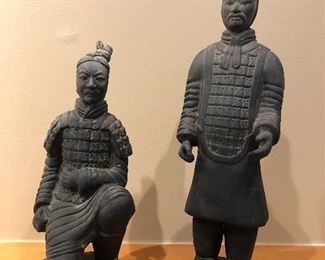 Pair of Terracotta (?) warrior statues. Asking $30 for the pair. 