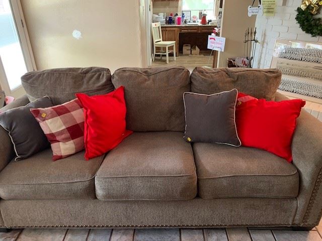 3 Cushion Couch ---- Accent Pillows priced separately