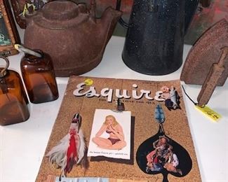 Antique Snuff Jars, Iron Stove Coffee Pot, Aluminum Coffee Pot, Antique Iron - Esquire Men's Magazine