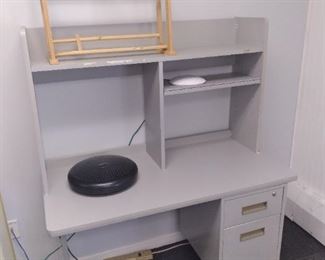 Office Desk & Small CD Rack