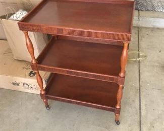 Vintage Rolling Bar Cart