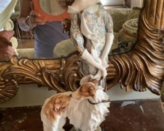 Giuseppe Armani Lady with Greyhound 