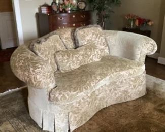 Pair of loveseats Sovereign Upholstery by Hickory Chair