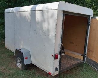 Enclosed 6 x 12 Trailer with Professional Staining Equipment