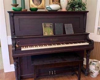 Webster upright piano 