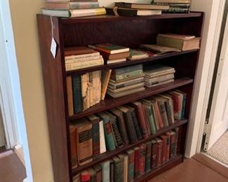 Shelf with old books 