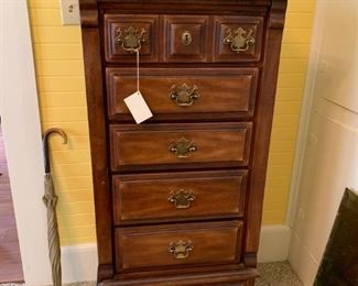 Tall Slender chest of drawers