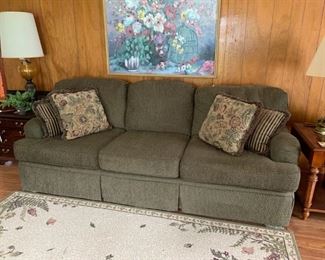 Greenish sofa 
