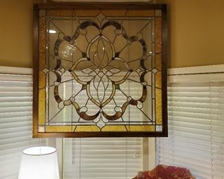 Large stained glass piece