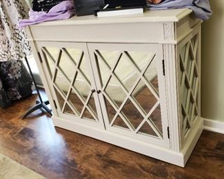 Beautiful Ballard Designs mirrored cabinet - almost new