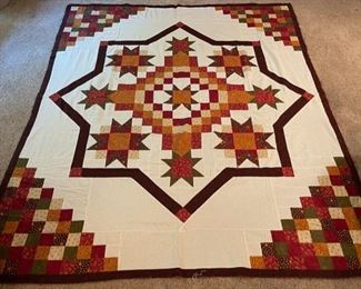 SOLD..................Quilt Top Only 75" x 64" (M019)