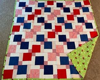 $50.00.....................Finished Quilt 46" x 76" (M012)